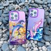 Ocean Animal Cute Dolphin Phone Case For iPhone 16 15 14 Plus Pro Max 11 12 13 Pro Max Mini Shockproof Laser Back Cover Funda