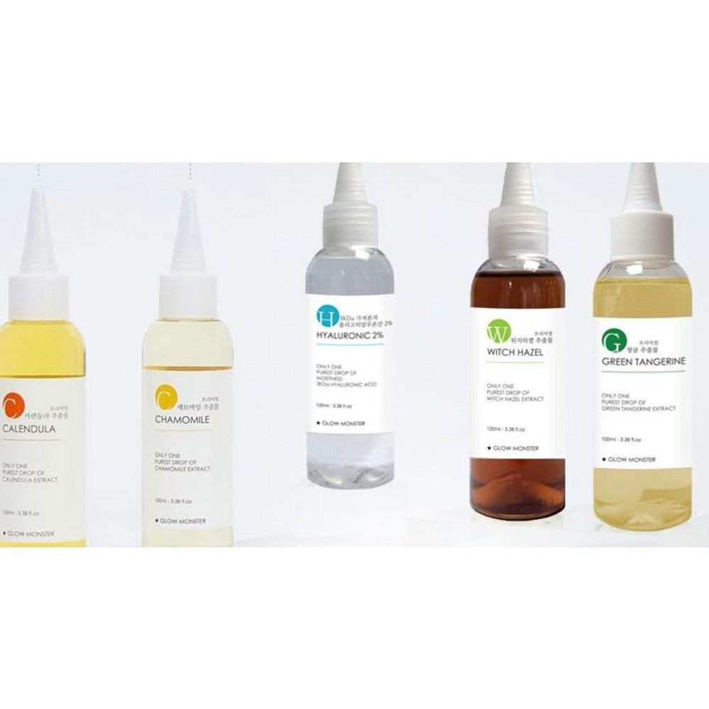 Glow Monster Centella asiatica Extraktkonzentrat 100ml + niedermolekulares Hyaluronsäurekonzentrat 100ml, 1 Set