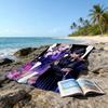 1pc Addams Family Wednesday6 Beach Towel, Sports Cape, Beach and Seaside Swimming Pool Equipment, Fashion Pattern, Rectangular, Travel Essentials