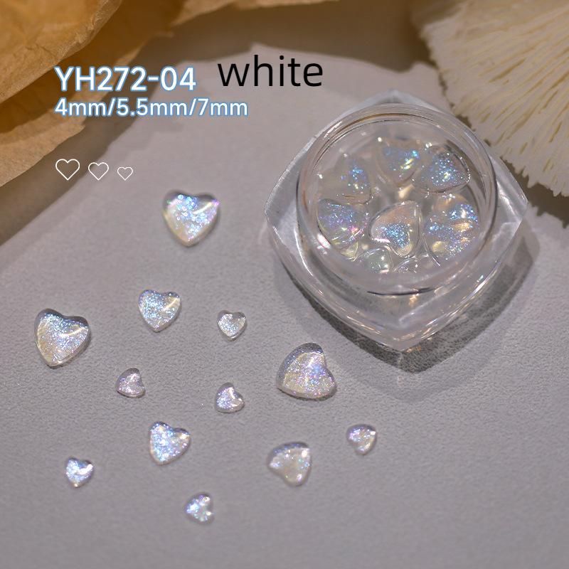 

Милое украшение для дизайна ногтей в форме сердца Авроры, 3D поляризованная смола, супер вспышка, кулон со стразами, аксессуары для дизайна ногтей, инструменты для дизайна ногтей «сделай сам» about 30pcs/box