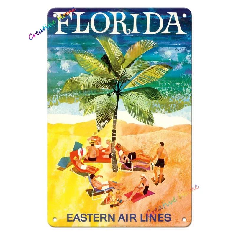 

Металлическая табличка Key West Southernest Point Florida Poster Tin Sign Home Beach Club Club House Wall Decoration Retro Metal Plate 20x30cm