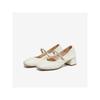 TATA Women's Sheepskin Mary Jane Casual Flats