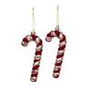 Wine Red Christmas Decorations with Soft-Looking Textured Finish, Gold Trim, and Hanging String for Holiday Tree and Porches
