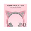 Auriculares Gaming Razer Kraken Kitty V3 X con cable orejas de gato micrófono cardioide y color Quartz