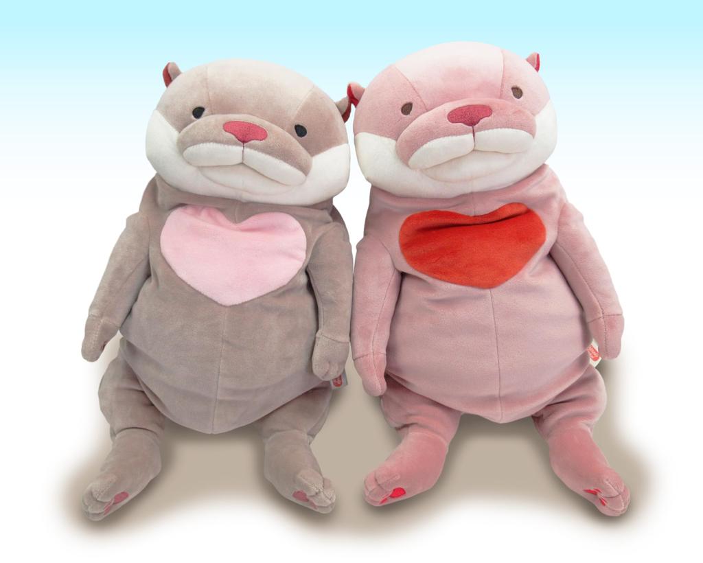 Shinada Global Mochi Series Mochi Cute Heart Grey Размер L 22 x 22 x 30 см Мягкая игрушка с милым рисунком в виде сердца MOKW-0400HG