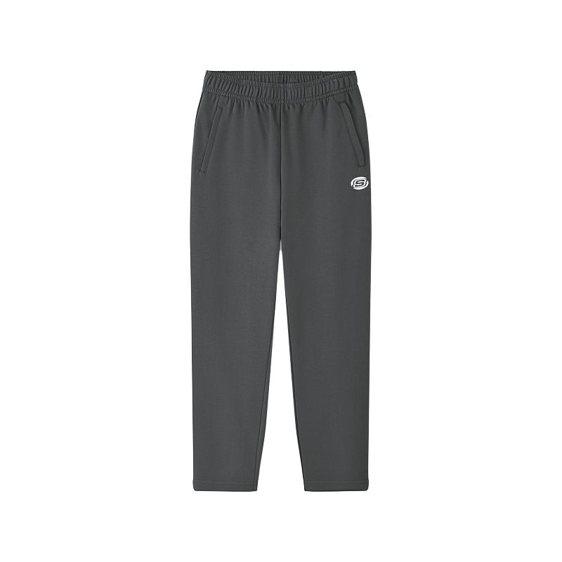 Skechers Mid Rise Straight Leg Knitted Comfortable Soft Breathable Casual Pants Men bottoms L325M106-013P S