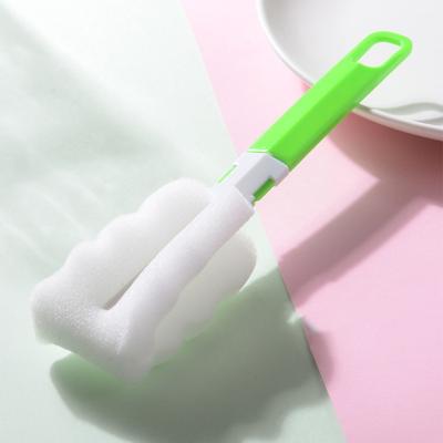 Sponge Brush Bottle Cleaning Detachable Folding Brush Foam Glass