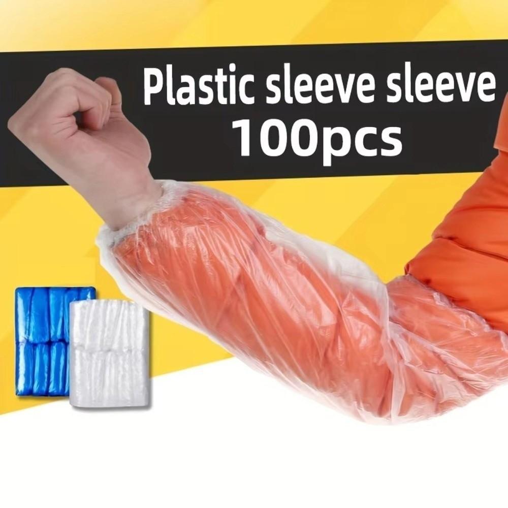 Waterproof Disposable Sleeves Thickened Repeatable Sleeve Protectors for Arms Convenient Plastic Oversleeves Protector Kitchen