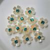 Plastic Rhinestone Flower-Shaped Decorations DIY Hair Accessories Clothing Ornament Handmade Bouquet Flower Heads Material