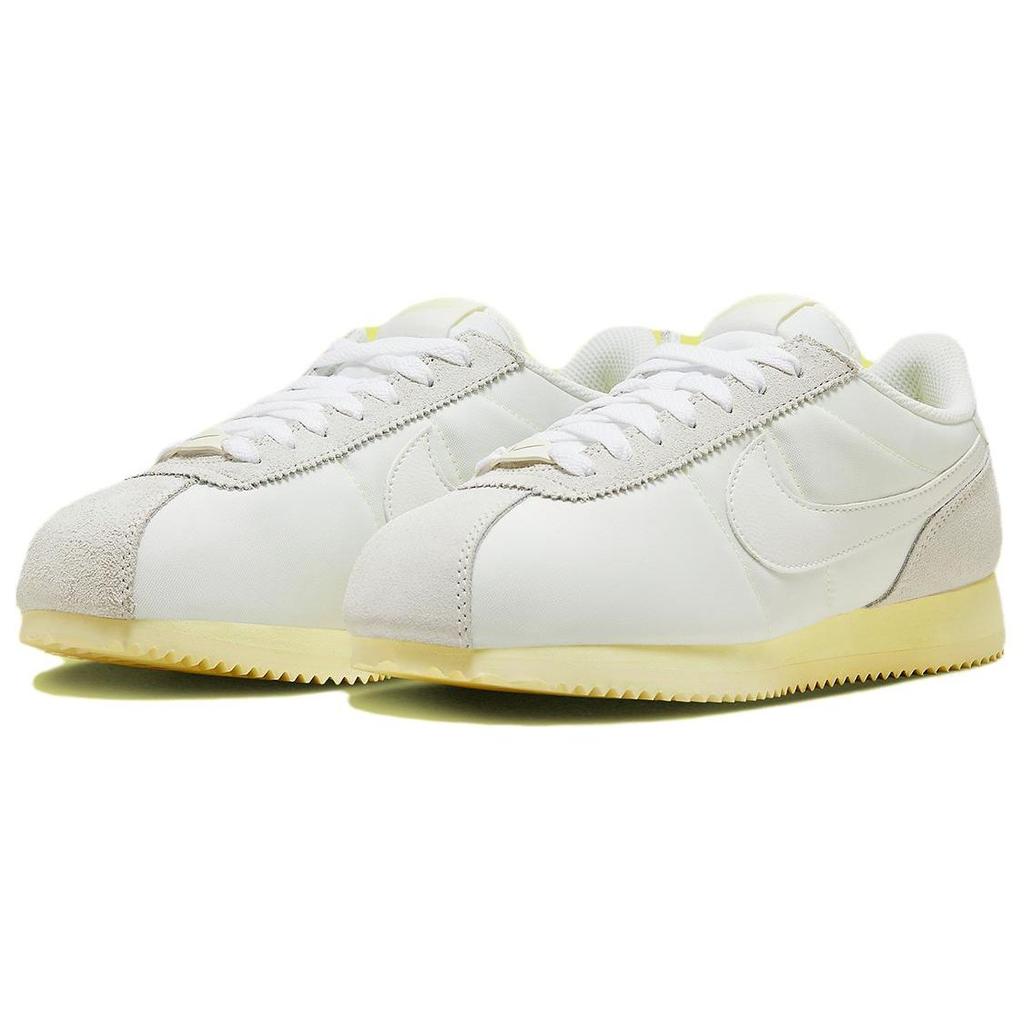 Nike Cortez HF6410-118 Pale Yellow Women's Retro Casual Shoes