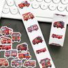 500ks Kreslené Umělecké Dárkové Samolepky Hasičské Auto Rolovací Graffiti Scrapbooking Obývací Pokoj Telefon Komunita Skateboard Nostalgické Samolepky