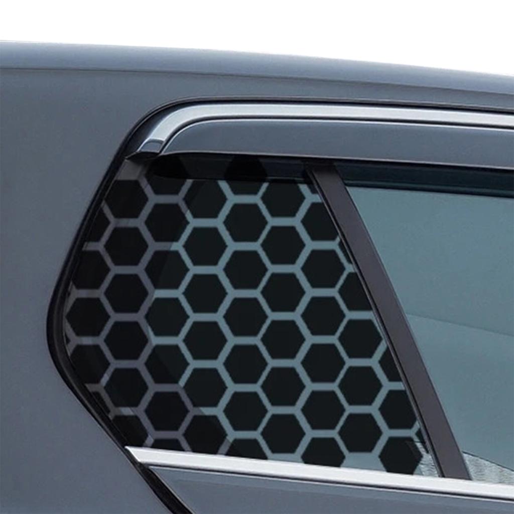 Fensterdekoration Vinyl Aufkleber Wabenmuster Vinyl Autoaufkleber Auto Seitenfenster Wabenaufkleber für Auto Außenanpassung