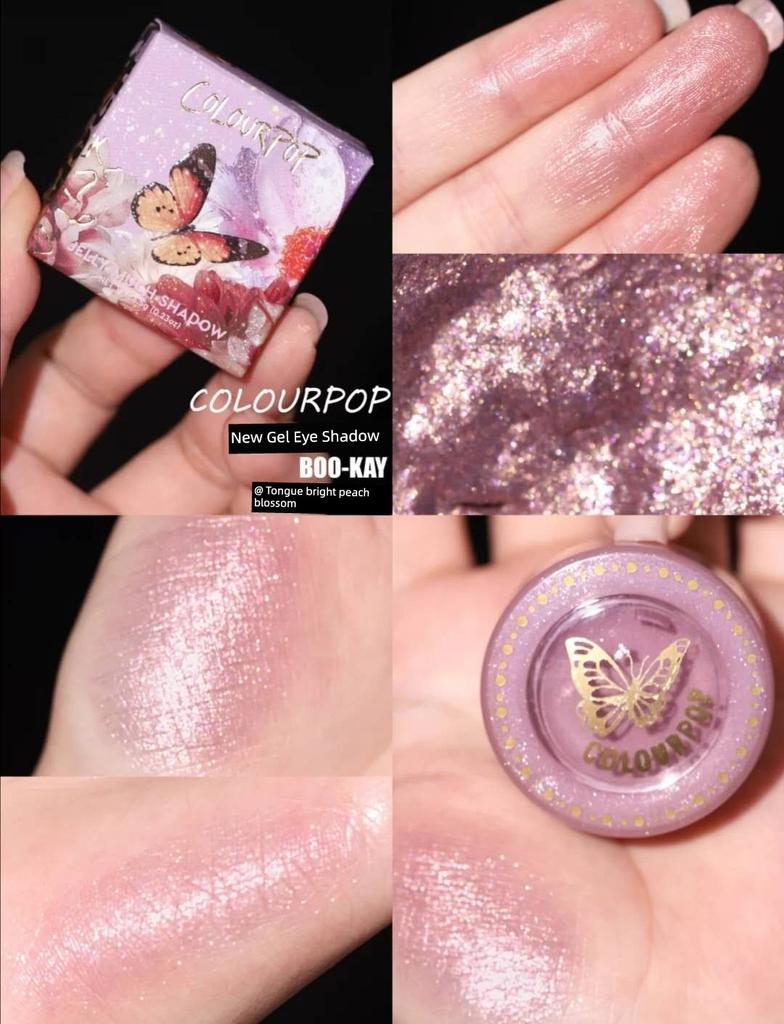 In Stock ColourPop Polarized Big Ego Gel Eye Shadow Boo-Kay Amethyst Buttercup