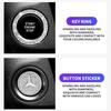 Car One-Click Start Stop Engine Rhinestone Ring Circle Trims Protective Cover for Mercedes Benz W211 W204 W210 W203 CLA GLA OM3