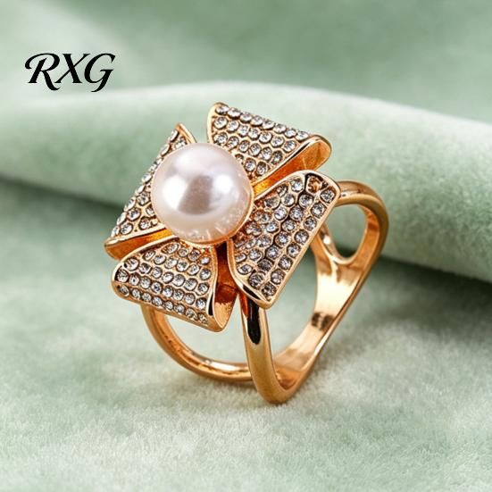 Luxury Scarf Ring Accessory Rhinestone Geometric Ring, Sparkling Elegant Faux Pearl Holder, Decorative Women Wrap Holder for Neckerchiefs Scarves