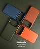 For Iphone 17 Pro Max Case 16 15 14promax 13pro Premium Genuine Leather Cover for Magsafe Magnetic Funda Cases Coverage Carcasa