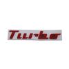 3D Premium TURBO for Turbocharger Boost Loading Boosting car Fender trunk Rear Bonnet Decal Emblem Badge Sticker Accessories