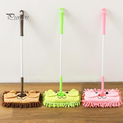 Mop per bambini Mop per pulizia a forma di cartone animato a forma di cartone animato con rotazione di 180 per pulizia profonda per la stanza di casa
