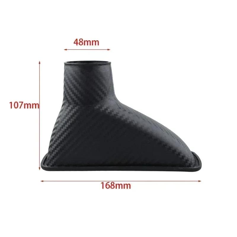 1pcs Universal Car Front Bumper Admission Air Turbo Air Intake Pipe Kit ABS Turbine Inlet Kit Pipe Air Funnel Carbon Fiber Look