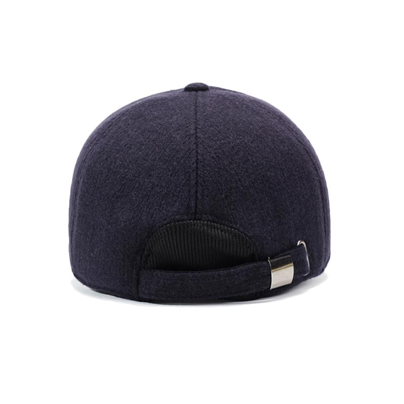 Hat Men's Winter Velvet Ear Protection Warm Cap for Middle-Aged and Elderly Father Outdoor Cold-Proof Baseball Cotton Cap