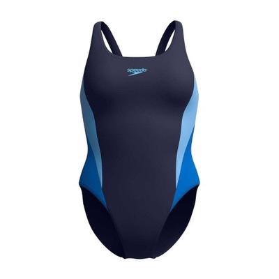 Womens/Ladies Colour Block One Piece Swimsuit