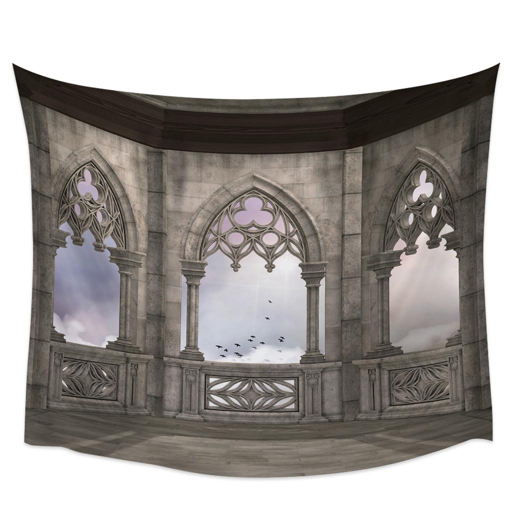 Halloween-Horror-Nächte-Wandteppich, Wandbehang, Hippie-Wandteppich, Heimdekoration, Wohnzimmer, Schlafzimmer, Wanddekoration, Hintergrundstoff