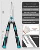 "Green Forest Garden Pruning Scissors for Hedges, Seedlings, and High Branches"