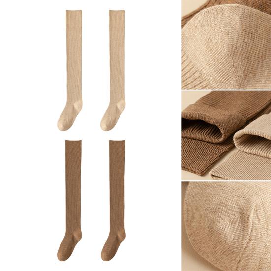 Women Thigh High Socks Extra Long Over The Knee Socks Thick Cotton Knit Boot Stockings Winter Leg Warmers