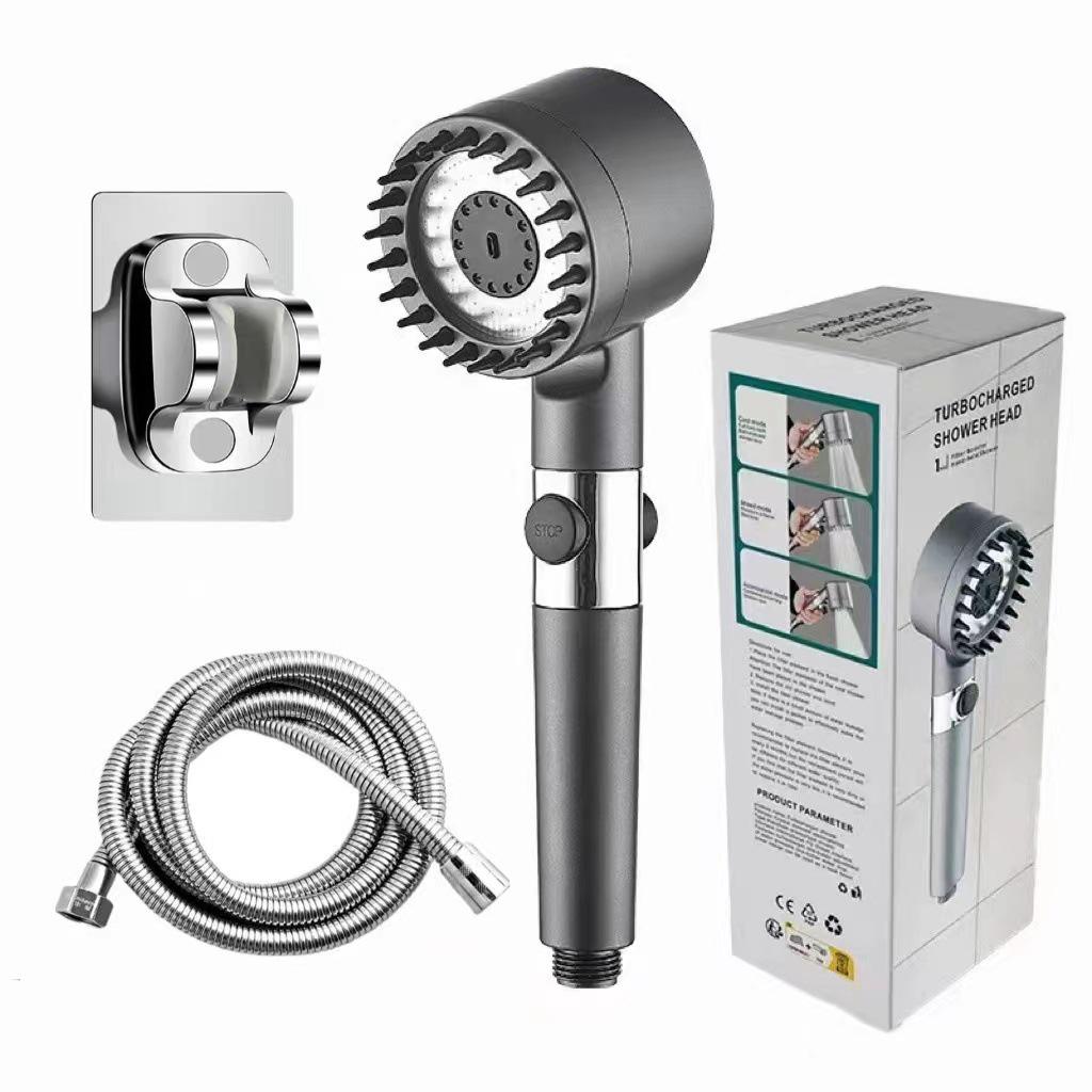 Powerful Shower Head Set with Filter and Spray Booster