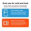 Adjustable Hat Accessories Hard Hat Cooling Bag PVC Gel Ice Pads Reusable Ice Stickers for Outdoor Sports Hiking