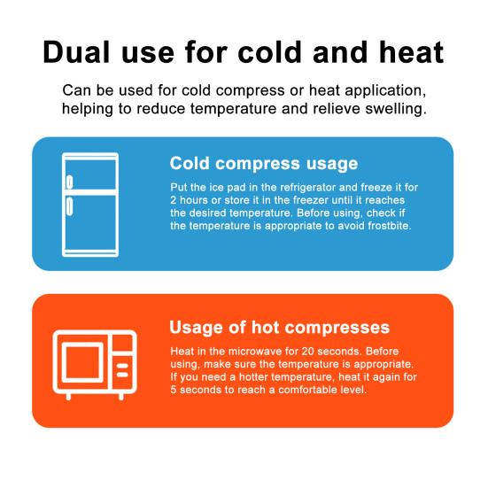 Adjustable Hat Accessories Hard Hat Cooling Bag PVC Gel Ice Pads Reusable Ice Stickers for Outdoor Sports Hiking