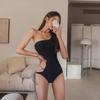 Sexy Summer Monokini Bikini Set One Piece Swimsuit for Women High Waisted Halter Neck Push Up Bohemian