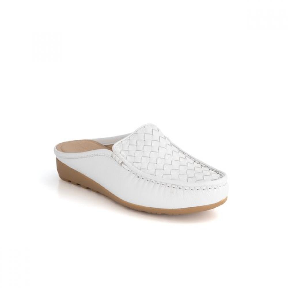 Vainer Women S Comfort Mule Slipper White 336f0v1wb 225