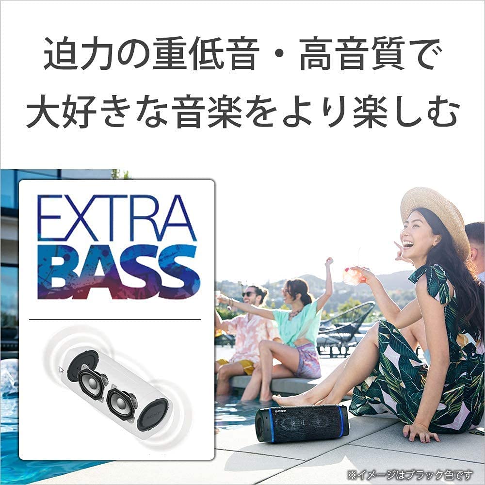 Osvětlení basů bezdrátového přenosného reproduktoru Sony pro 24 hodin nepřetržitého přehrávání 2020 C SRS-XB33 Vodotěsné/prachuvzdorné/nerezové/Bluetooth/hluboké