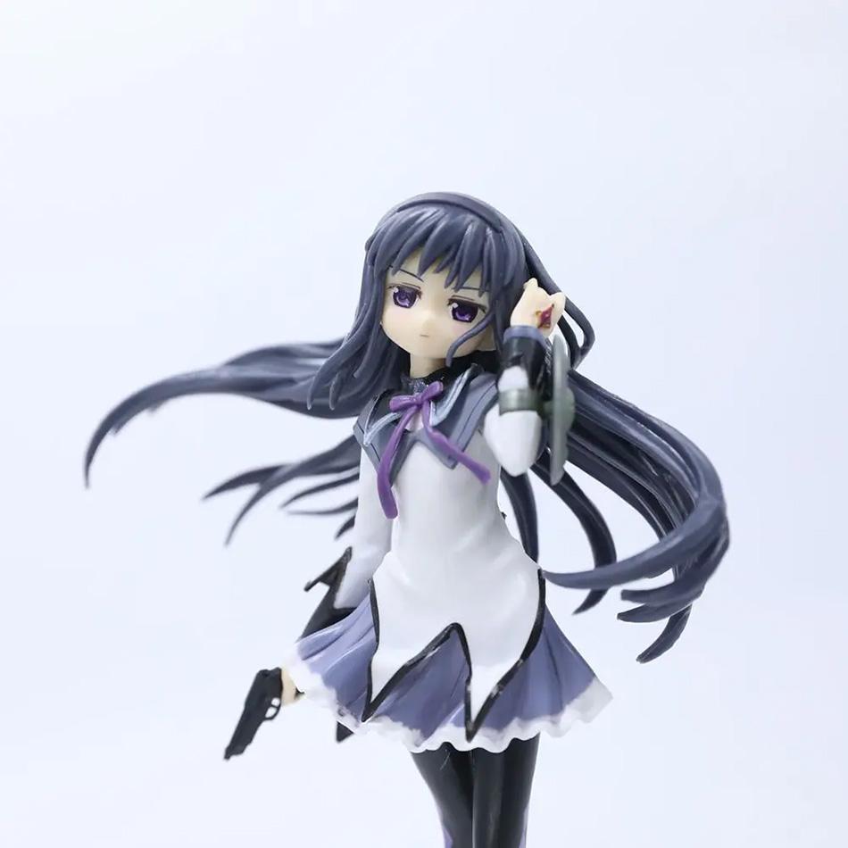 17cm Madoka Magica Figure Akemi Homura Anime PVC Model Birthday Present Ornaments Collectible Toys children birthday gift