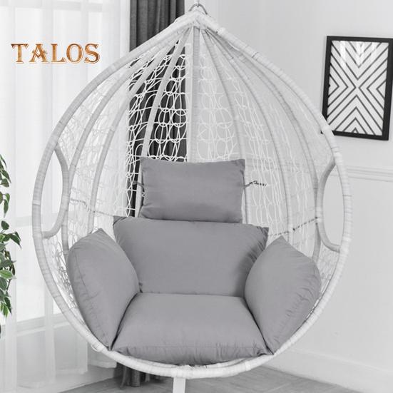Polštářek na křeslo s vajíčkem Polštář na houpačku na křeslo s opěrkou hlavy omyvatelný závěsný koš Náhrada sedáku za zahradní křeslo na terasu