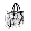 Cracked Pattern Tote Bag Casual Daily Large Capacity Handbag Fashion Shoulder Bag