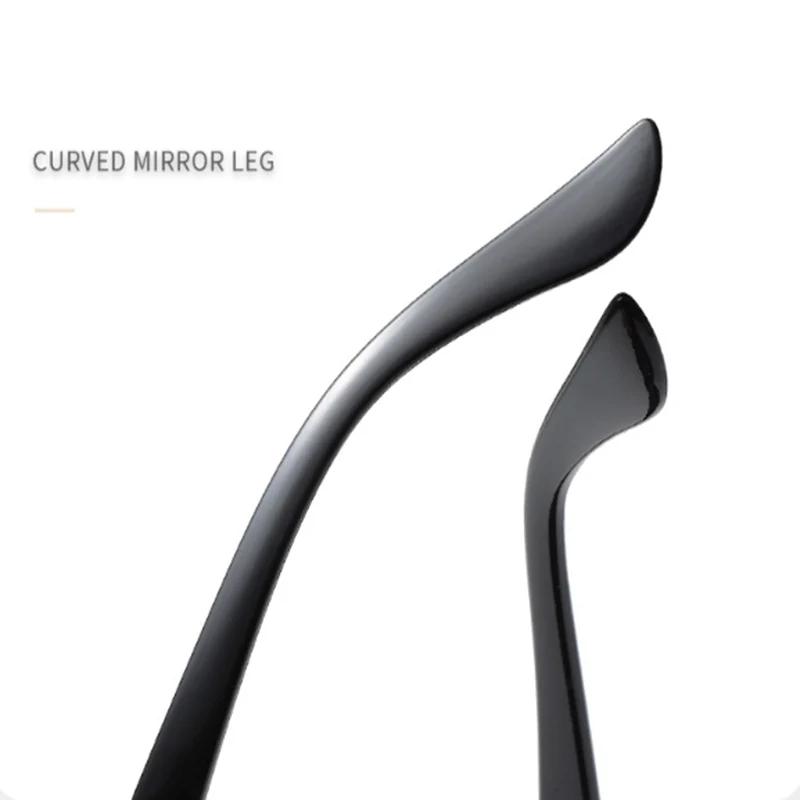 2025 New Fashion High Quality Square Glasses Frame Big Frame Retro Cyberpunk Color Film Sunglasses for Men and Women