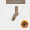 Men's Autumn and Winter Plus Velvet and Thick Hair Ring Warm Sports Solid Color Socks
