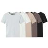 TAOP&ZA Women's Minimalist Round Neck Short Sleeve T-Shirt, Spring 2026, Available In Five Solid Colors.
