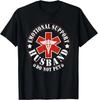 Emotional Support Husband Do Not Pet Funny Mens Husband Gift Unisex T-Shirt