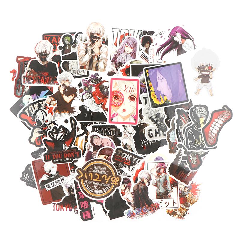 50Pcs Tokyo Ghoul Anime Stickers Waterproof Not Repeating Skateboard Stick`H2 50Pcs Tokyo Ghoul Anime Stickers Waterproof Not Repeating Skateboard Stick`H2
