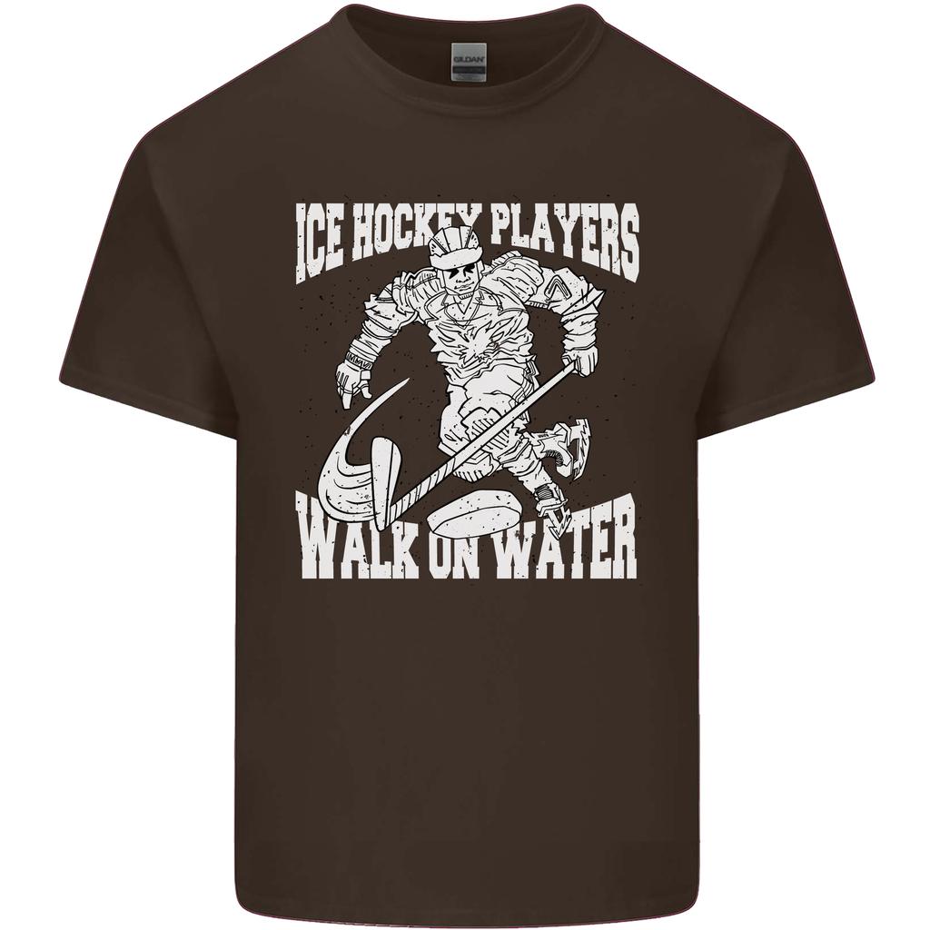 Ice Hockey Players Walk On Water Unisexs Light Cotton TShirt
