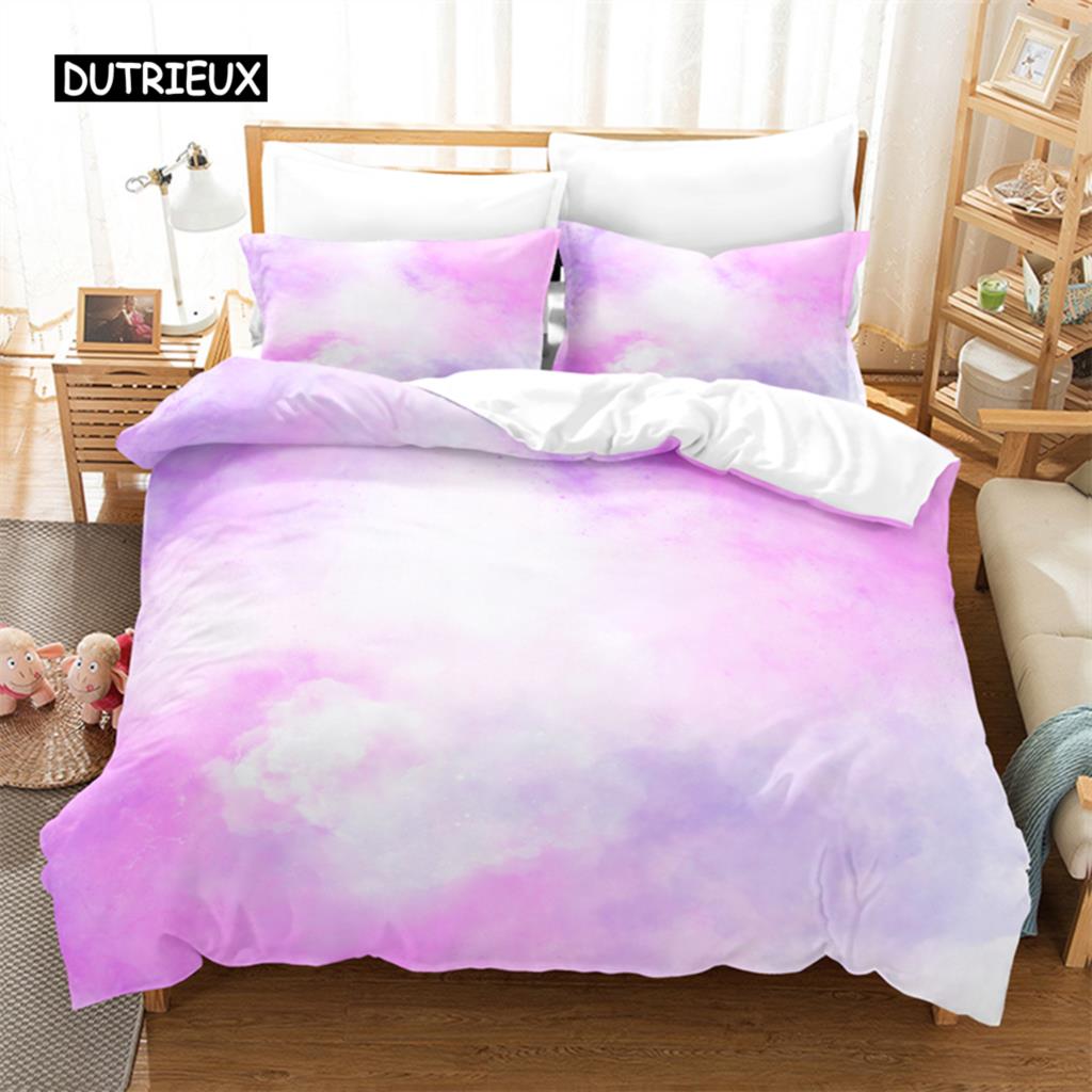 Comfortable Stylish Pattern Duvet Cover Set With Duvet Cover And Pillowcases King Queen Twin Sizes For All Ages