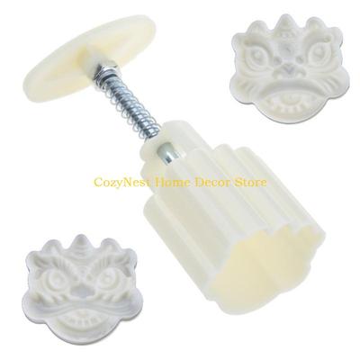 92MF Mooncake Mold Cookie Stamps Chinese MidAutumn Moon Cake Makers for DIY Cookie