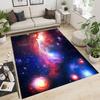 Washable Area Rugs for Living Room Bedroom,Vast Cosmic Landscape Non Slip Rug,Low Pile Soft Fantastic Nebula Indoor Floor Carpet