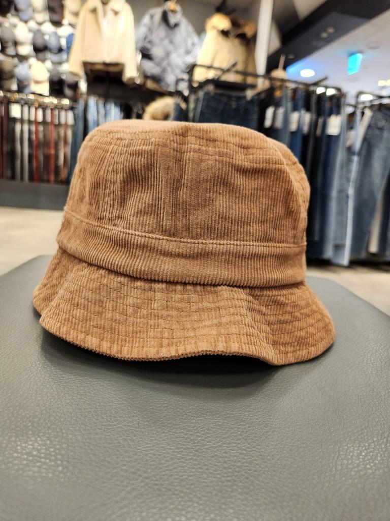 [Buckaroo Dongsuwon] Uni 11-goal corduroy logo-embroidered bucket hat B225AP360P