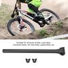 Bike Stpost Carbon   Lightweight Shock Absorption Bike Sting Accessories Black Gray Silver Matte
