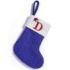 Large Capacity Christmas Alphabet Knitted Socks Thickened Candy Gift Bags  Xmas Gift