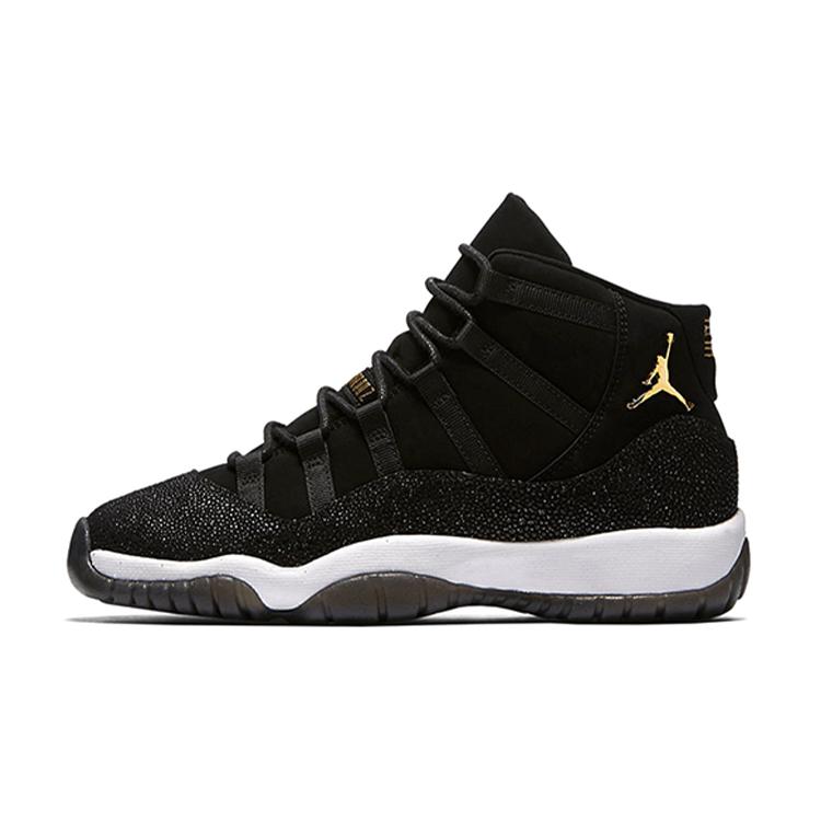 

New Jordan 11 Retro Heiress Black Stingray GS 852625-030 35.5